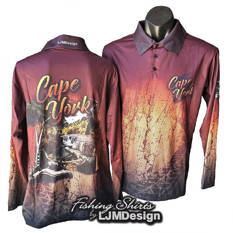 Cape York Discovery Fishing Shirt - Orange – Fishing Shirt by LJMDesign