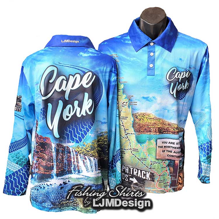 Complete Cape York Blue – Fishing Shirt by LJMDesign